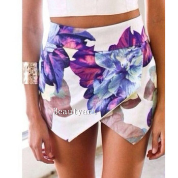 2014 hot selling Lotus flower fashion shorts drop ship