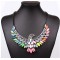 Women Luxury Costume Fashion Chunky Necklaces & Pendants Chokers Crystal birds Gorgeous Statement jewelry