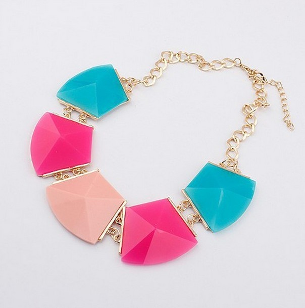 fashion necklace choker 2013 jewelry wholesale exaggerated geometrc necklaces for women