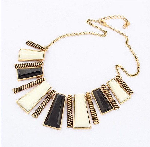statement necklace chunky fashion tribal geometric necklaces for women