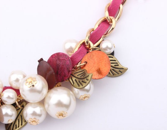 flower with pearl shell beach jewelry hawaiian necklaces jewelry