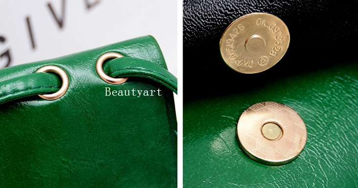 Fashion black-and-white colorant match leather fashion bag small women's handbag