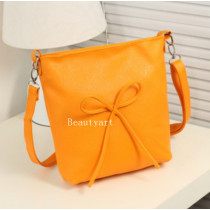 fashion bow messenger bags women summer PU handbag one shoulder bags