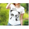 2014 spring summer new women's T-shirt printing T-shirt all-match slim female blouse