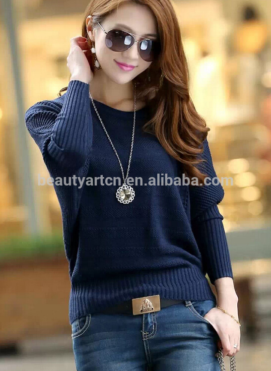 2014 Women Fashion Autumn Oversized sweater Casual Jumper Loose Pullover JH-SW-053