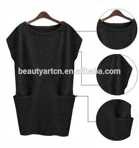 Women Batwing Sleeve Plus Size Pullover Casual Brand Sweater Dress JH-SW-067