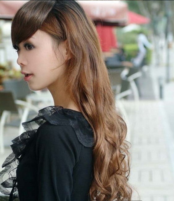 Hair Extension Women's Long Curl Wavy sexy stylish JH-JF-004