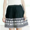 women ladies skirt pleated Skirts Black White Geometric Jacquard Skirts Fashion Shorts Skirt JH-SK-002