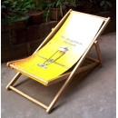 wooden beach chair