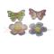 butterfly and flower set