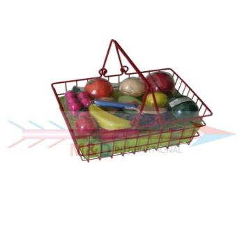 fruits with iron basket