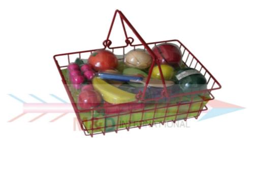 fruits with iron basket