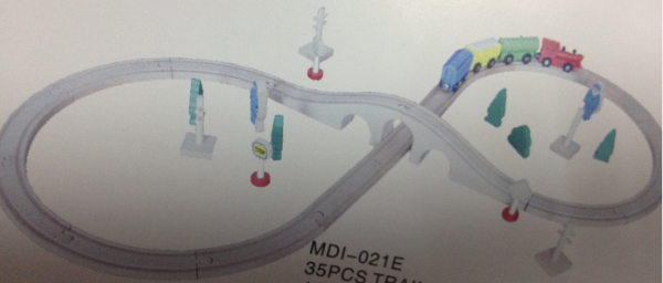 35PCS TRAIN SET