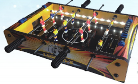 FOOSBALL WITH LED LIGHT