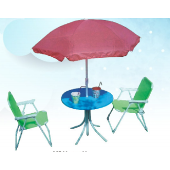 BEACH TABLE AND CHAIR SET