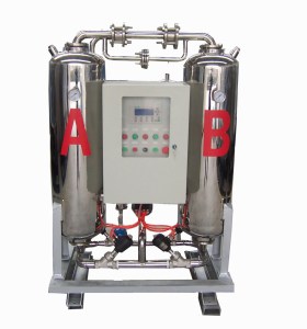 Stainless steel heatless desiccant air dryer for speical gas ,medical and food line