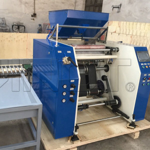 Stretch Film Rewinder Slitter Machine