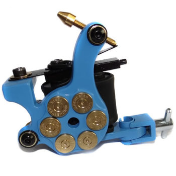 Revolver TATTOO Machine Cast Iron Bullet Gun H8 Shader JL-1193