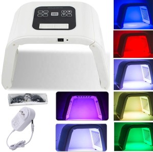 Portable PDT LED phototherapy machine 7 color photon skin regeneration facial care equipment