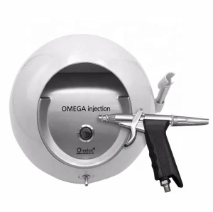 Profesional portátil Facial Omega pistola de inyección de oxígeno pistola máquina de belleza facial