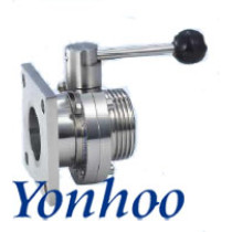 sanitary flanged butterfly valve