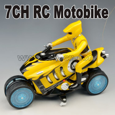 7CH RC Spinning Drifting motobike