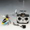 Single blade rc helicopter with built -in gyro