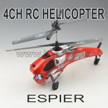 4 channel real life rc helicopter with gyro and radio control