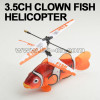 RC fish helicopter/3CH with gyro Clown fish helicopter
