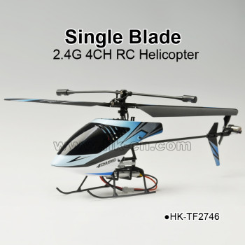 TOYABI Hot Sale Single blade 2.4G 4CH RC helicopter Toys