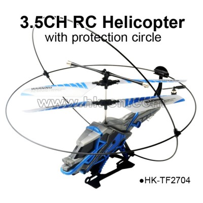 3.5CH rc helicopter with protection circle
