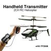 Handheld transmitter 2CH RC helicopter for sales
