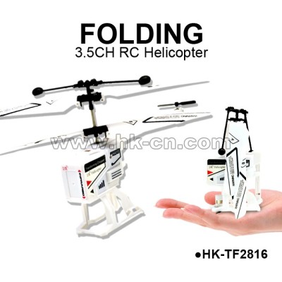 foldingr metal 3.5CH rc helicopter,Can Keep in Pocket