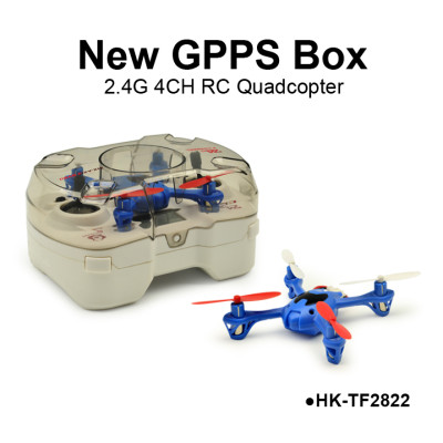 Mini-size 2.4GHz 4CH New GPPS Box Nano RC Quadcopters