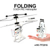 Gift foldingr metal 3.5CH rc helicopter,Can Keep in Pocket