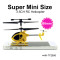 Gift 68mm Super Mini Size 3.5CH Metal RC Helicopter