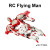 TOYABI 2CH RC flying Man  Airplanes