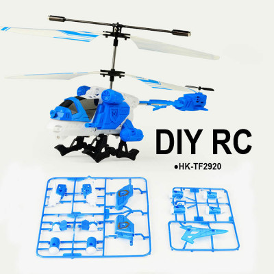3.5CH Bricolage Toys DIY Multifunction RC Helicopter