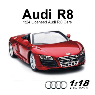 TOYABI 1:18 scale Licensed Audi R8 RC Cars for sales