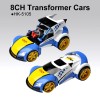 8CH  Missile shooting Transformer stunt remote control cars for sales