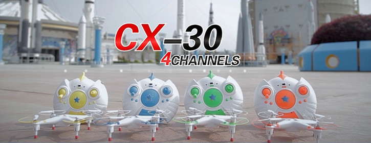 TOYABI Wholesale New Design CX-30 Mini 2.4G 4CH 6 Axis 3D rotation RC Quadcopter LED for sales HK-TF