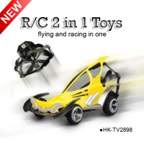Wholesales 1CH UFO and racing stunt cars 2 in 1 RC toys