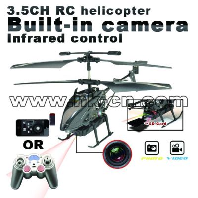IR controlled rc camera helicopter