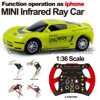 1:36 Scale RC Mini Racing Car graffiti car Gravity Sensing Car(HK-TV2073)