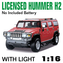 1:16 Scale Licensed Hummer H2 With LED lights and 4 colors  (HK-TV8056C)