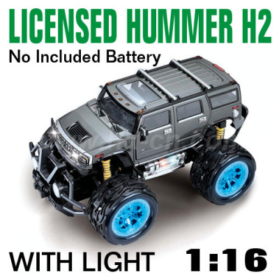 1:16 Scale Licensed Hummer H2 With LED lights and 4 colors  (HK-TV8056D)