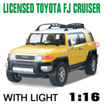 1:16 Scale Licensed TOYOTA FJ CRUISER With LED lights and 4 colors (HK-TV8057A)
