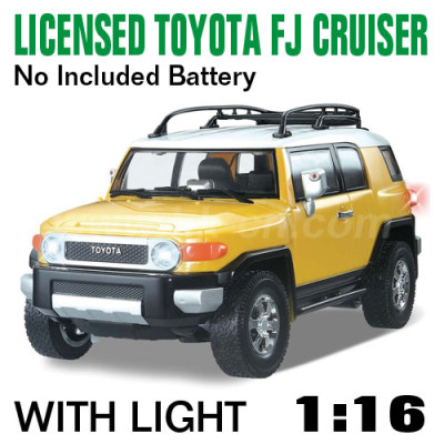 1:16 Scale Licensed TOYOTA FJ CRUISER With LED lights and 4 colors (HK-TV8057C)