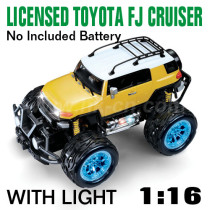 1:16 Scale Licensed TOYOTA FJ CRUISER With LED lights and 4 colors (HK-TV8057D)