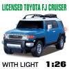 1:26 Scale Licensed TOYOTA FJ CRUISER With LED lights and 4 colors (HK-TV8059A)
